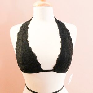 Black Lace Bralette NWT